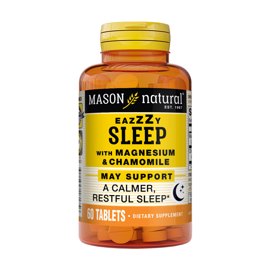 Легкий сон з магнієм та ромашкою Mason Natural Eazy sleep with Magnesium &amp; Chamomile, 60 таблеток