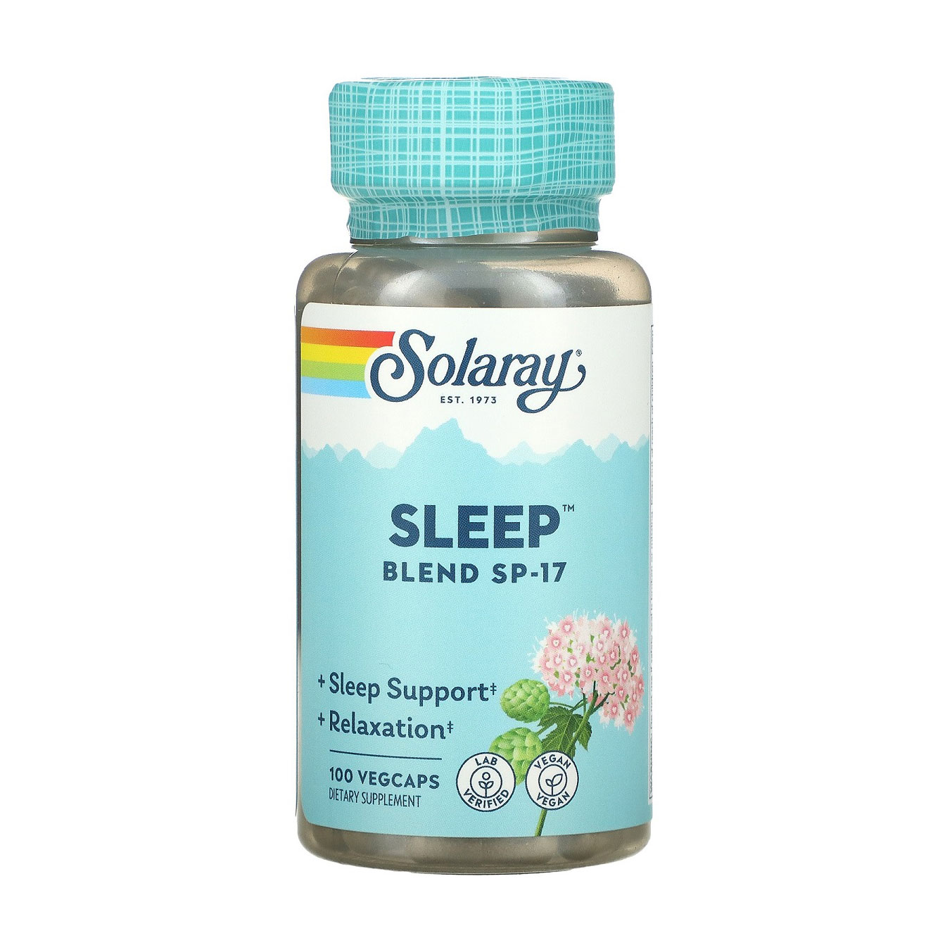 Здоровий сон Solaray Sleep Blend SP-17 Суміш трав SP-17, 100 капсул